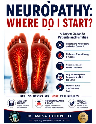 Neuropathy: Where Do I Start? — Dr. James Caldero, D.C. · A simple guide for patients and families